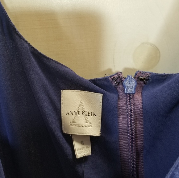 Anne Klein Cobalt Blue Sleeveless Mini Dress - Picture 3 of 5